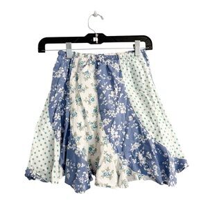 Mini Boden Floral Polkadot Stretchy Skirt size 5-6